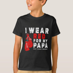 Camiseta Vestir Vermelho Para A Consciência Da Doença Cardí
