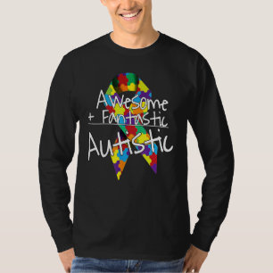 Camiseta Vestuário Autista Para Adultos, Mulheres E Criança