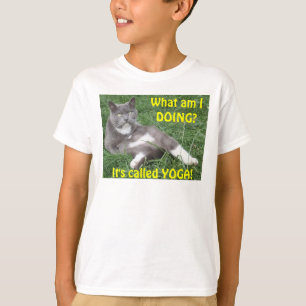 Camiseta Vestuário Bebês Ioga
