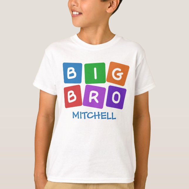 Camiseta Vestuário Big Bro PERSONALIZADO (Frente)