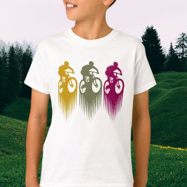 Camiseta Vestuário Colorida Mountainbike MTB