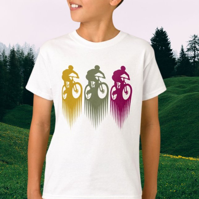 Camiseta Vestuário Colorida Mountainbike MTB (Criador carregado)