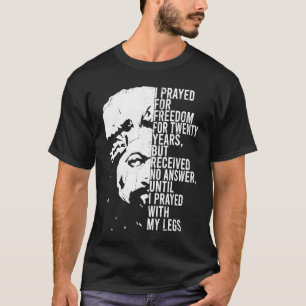 Camiseta Vestuário com Citação de Frederick Douglass Mês da