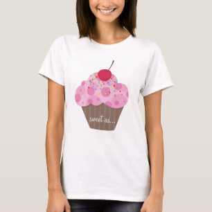 Camiseta VESTUÁRIO DE ADULTOS :: cupcake doce