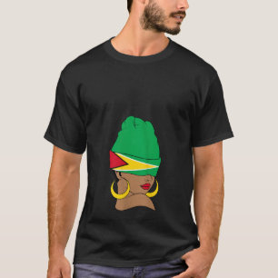 Camiseta Vestuário De Bandeira Para Mulheres Na Guiana