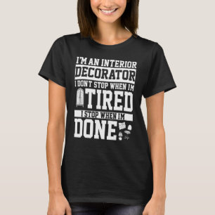 Camiseta Vestuário de Designer de Interiores - Designers De
