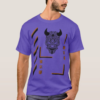 Camiseta Vestuário de diversão ao estilo Samurai mandala (2