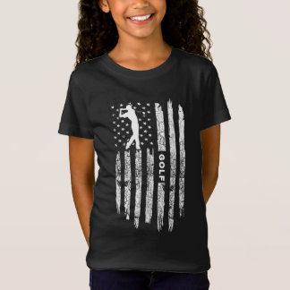 Camiseta Vestuário de Golfe da Bandeira Americana - Golfe V