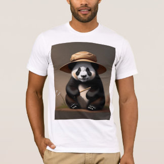 Camiseta Vestuário de homem, traço de panda, Hut