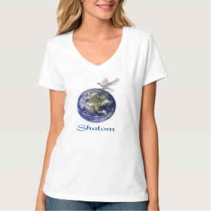 Camiseta Vestuário de mulheres Shalom