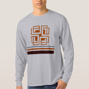 Camiseta Vestuário de Na moda Longa Capa, com ranhura, de u