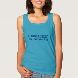 Camiseta Vestuário de texto personalizado CONNECTICUT