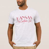 Vestuário de texto personalizado do KANSAS