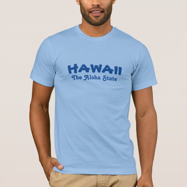 Camiseta vestuário de texto personalizado HAWAII (Frente)