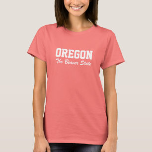 Camiseta Vestuário de texto personalizado OREGON