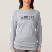 Vestuário de texto personalizado VERMONT