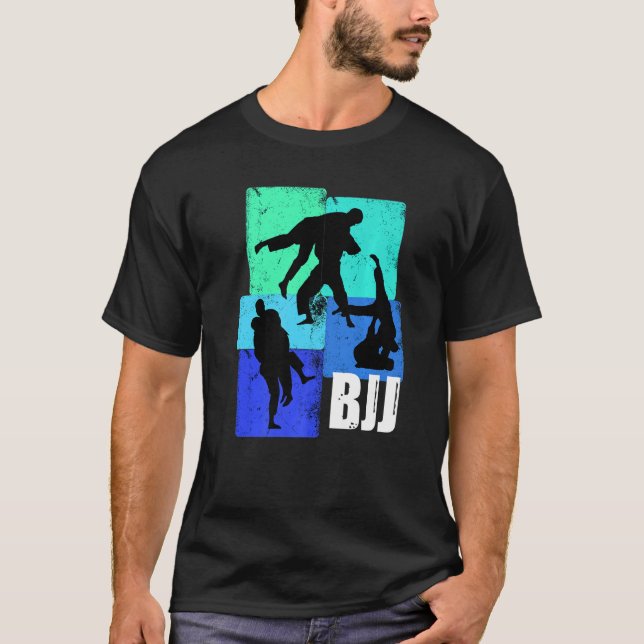 Camiseta Vestuário do BJJ para profissionais do Jiu Jitsu b (Frente)