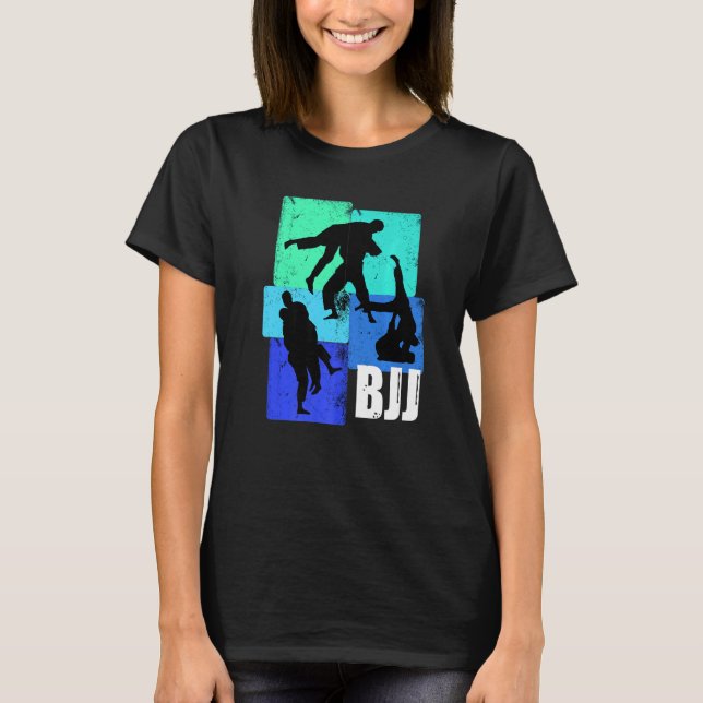 Camiseta Vestuário do BJJ para profissionais do Jiu Jitsu b (Frente)