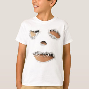Camiseta Vestuário do Zombie Torn do Halloween