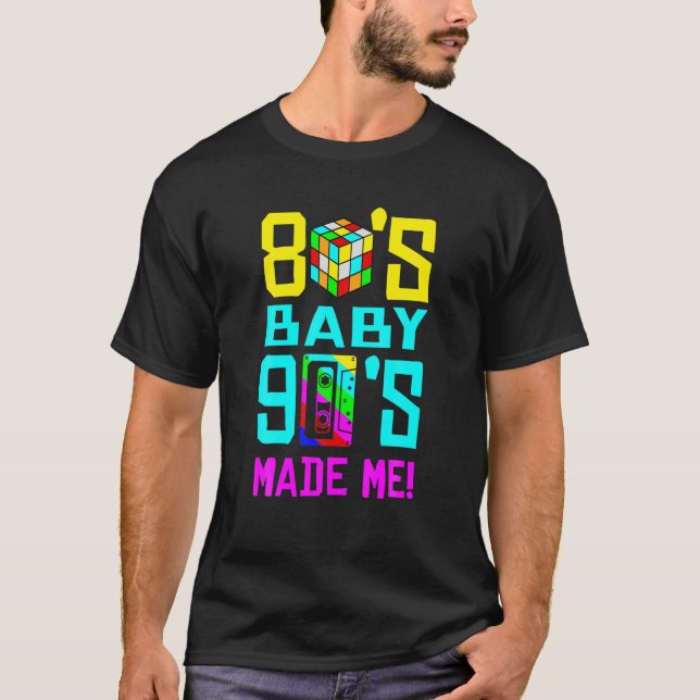 Camiseta Vestuário e 90 para homens e mulheres (Frente)