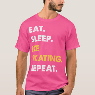 Camiseta Vestuário Engraçado de Patinação no Gelo Coma Dorm