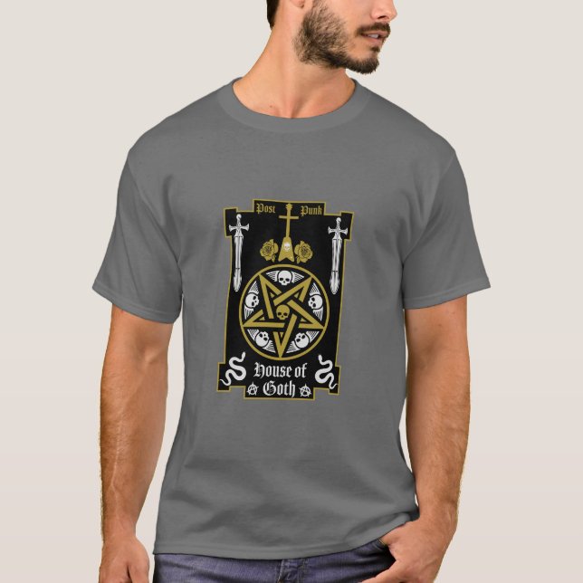 Camiseta Vestuário Gótico E Acessórios (Frente)
