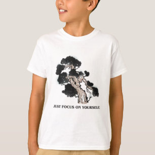 Camiseta Vestuário Inspirador de Autocuidado para Crianças