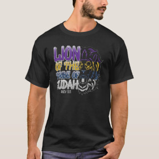 Camiseta Vestuário Israelita Para Mulheres, Tribo Leão De