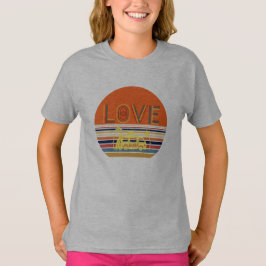 Camiseta Vestuário para mulheres e crianças, com recorte re