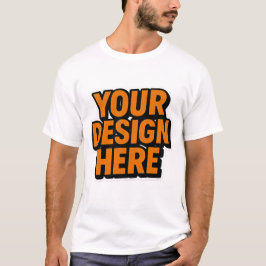 Camiseta Vestuário Personalizável | DESIGN AQUI