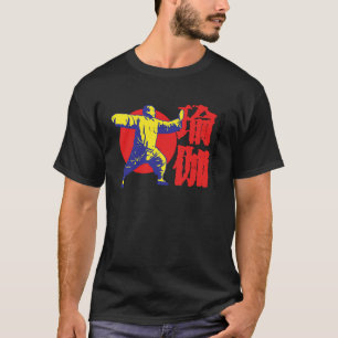 Camiseta Vestuário Qi Gong para exercícios Tai Chi com Chig