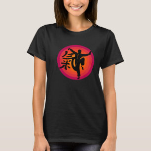 Camiseta Vestuário Qi Gong para exercícios Tai Chi com Chig