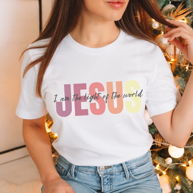 Camiseta Vestuário Religioso Oferta Mensagem de Cristo de N (Criador carregado)
