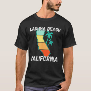 Camiseta Vestuário Retro Laguna Beach Califórnia