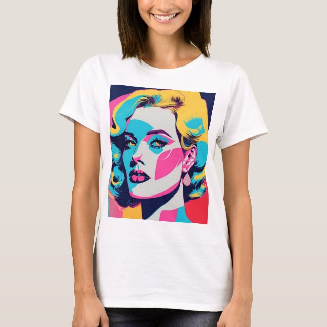Camiseta Vestuário Wan, T-shirt pop art (Frente)