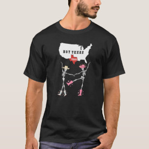 Camiseta Vestuário Western do Velho Oeste Rodeio Yeehaw Cow