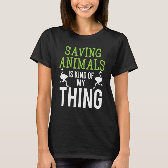 Camiseta Vet I Save Animais 1 (Frente)