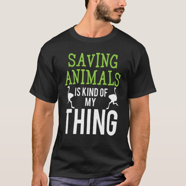 Camiseta Vet I Save Animais 1 (Frente)