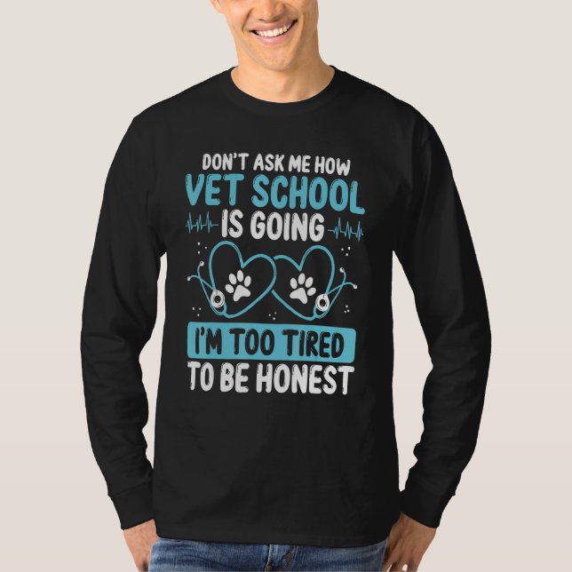 Camiseta Vet Student Graduation Party Technician Future Vet (Frente)