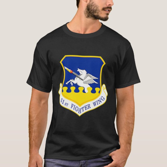 Camiseta Vete Militar da Força Aérea AFB da Wing Osan, 511  (Frente)