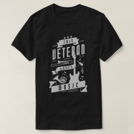 Camiseta Veteran ama música