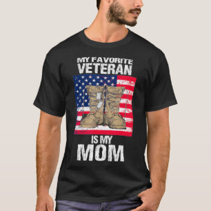 Camiseta Veteran Mom Proud Son Kids Veterans Day US Veteran