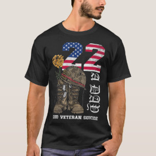 Camiseta Veterano 22 Por Dia Levam Suas Vidas E Acabam Com