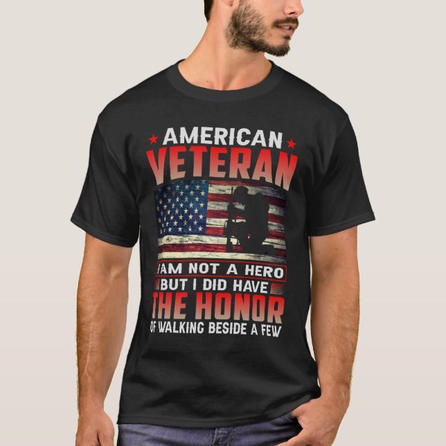 Camiseta Veterano Americano (Frente)