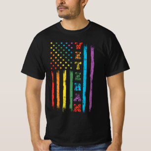Camiseta Veterano americano Gay lésbica transgênero bissexu
