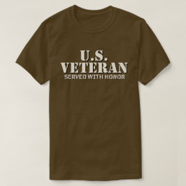 Camiseta Veterano Americano Servido com Honra