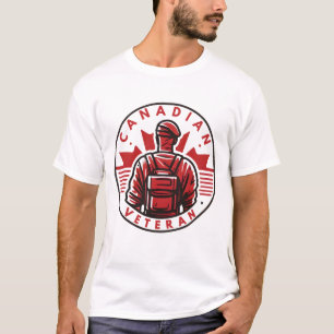 Camiseta Veterano canadense