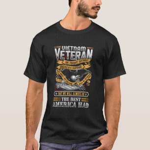 Camiseta Veterano da Guerra do Vietnã Vietname Vetbest Amer