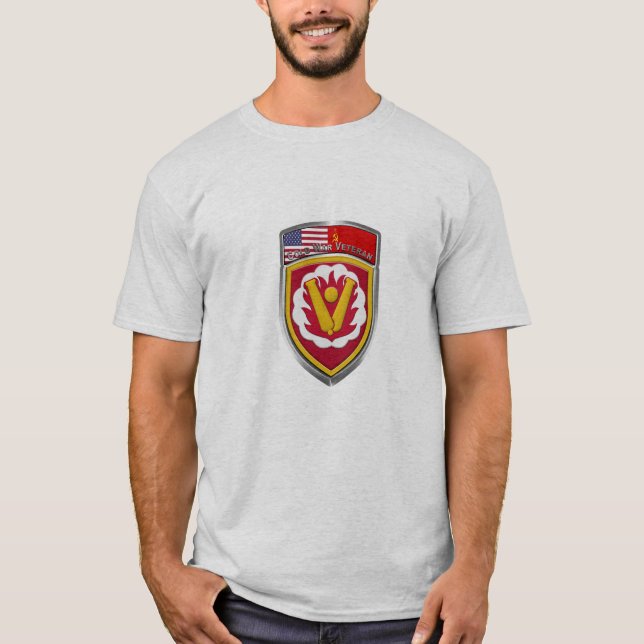 Camiseta Veterano da Guerra Fria da 59ª Brigada de Material (Frente)