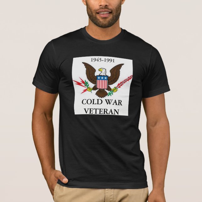CAMISETA VETERANO DA GUERRA FRIA / HOMEM (Frente)